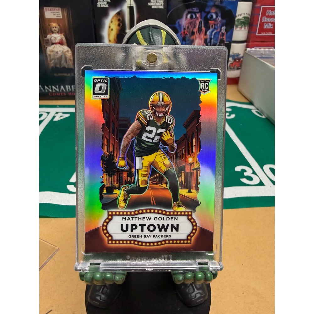 Matthew Golden 2025 Donruss Optic Uptown SSP Rookie RC #14 Green Bay Packers